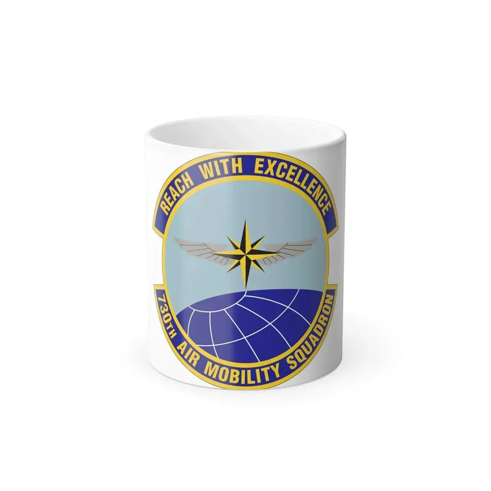 730 Air Mobility Squadron AMC (U.S. Air Force) Color Changing Coffee Mug 11oz - Go Mug Yourself