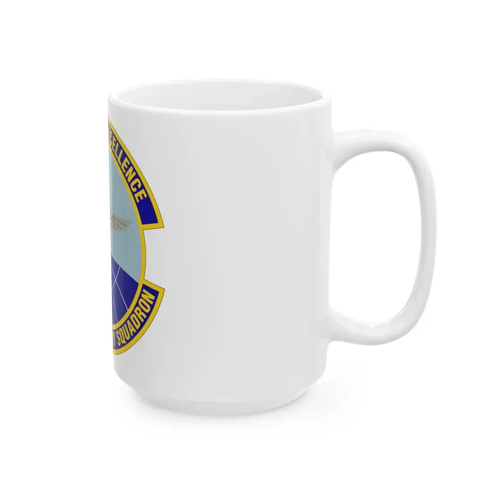 730 Air Mobility Squadron AMC (U.S. Air Force) White Coffee Mug - Go Mug Yourself