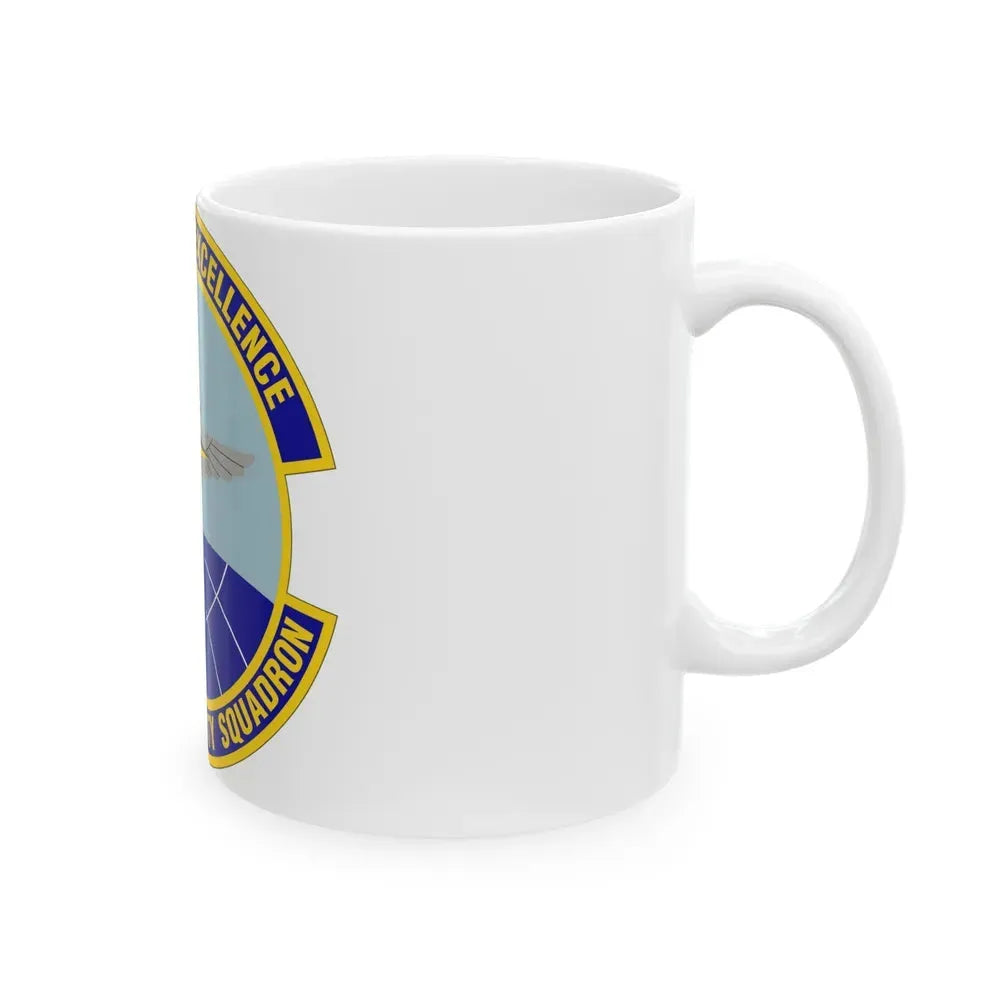 730 Air Mobility Squadron AMC (U.S. Air Force) White Coffee Mug - Go Mug Yourself