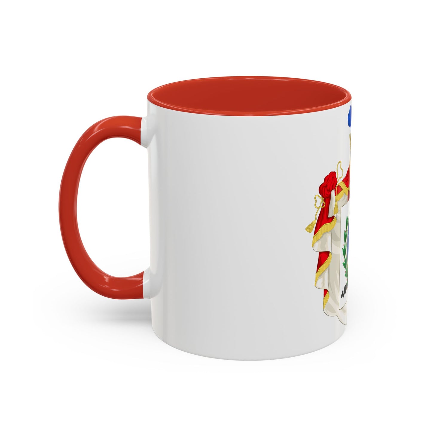 Ornamented Coat of Arms of Chile (1819-1834) Cerro Castillo Version - Accent Coffee Mug