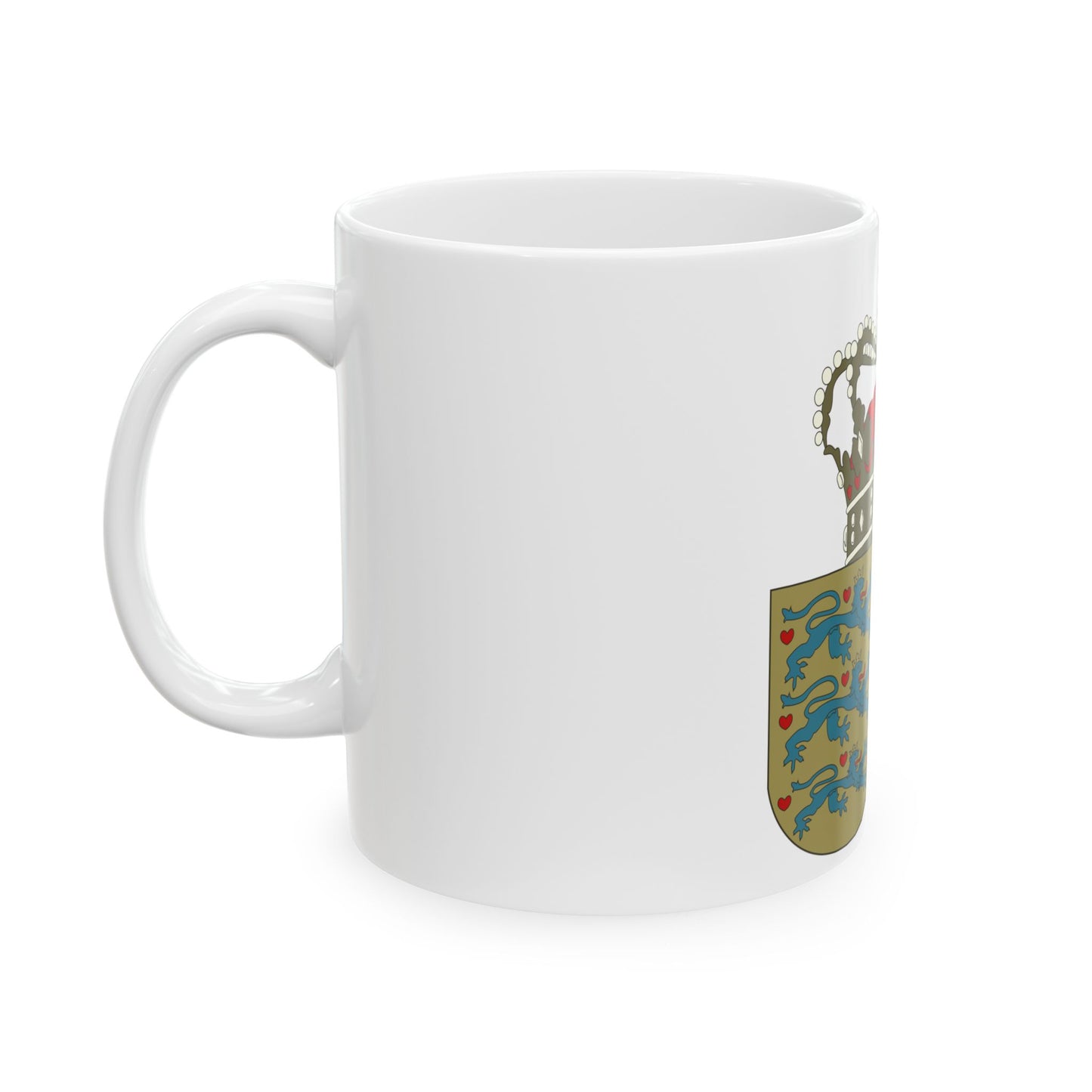 Coat of arms of the County of Greenland - White Coffee Mug