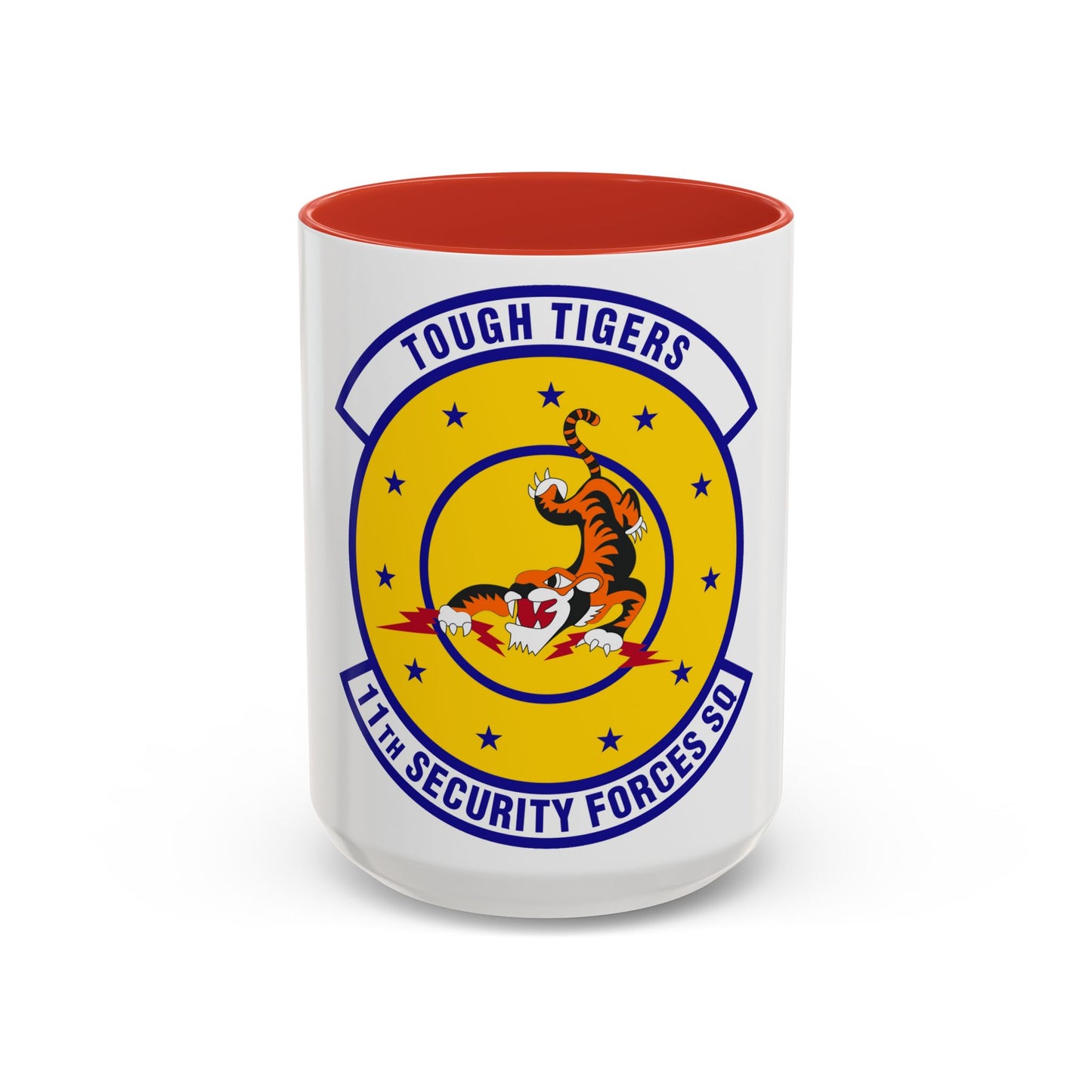 11 Security Forces Squadron USAF (U.S. Air Force) Accent Coffee Mug