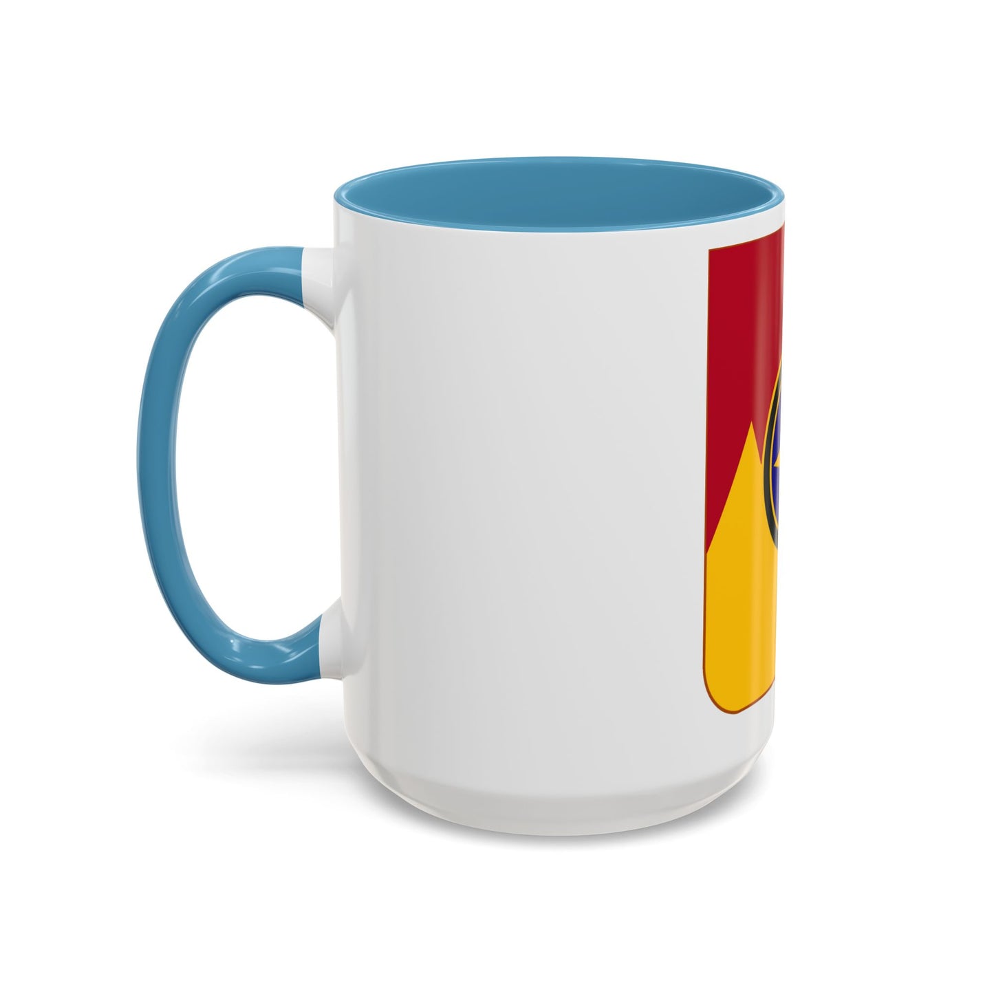 607th Armored Field Artillery Battalion v2 (U.S. Army) Accent Coffee Mug