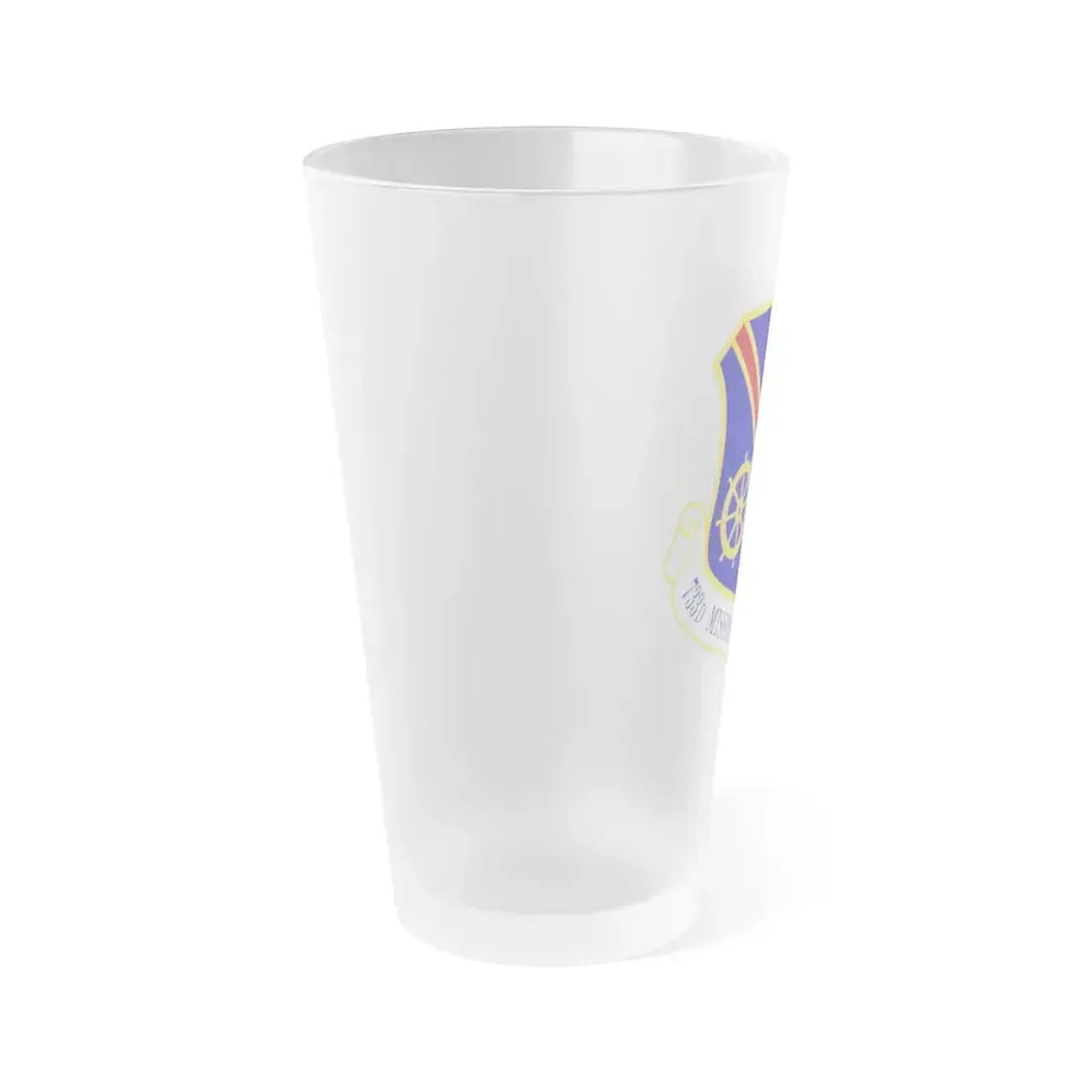 733d Mission Support Group (U.S. Air Force) Frosted Pint Glass 16oz - Go Mug Yourself