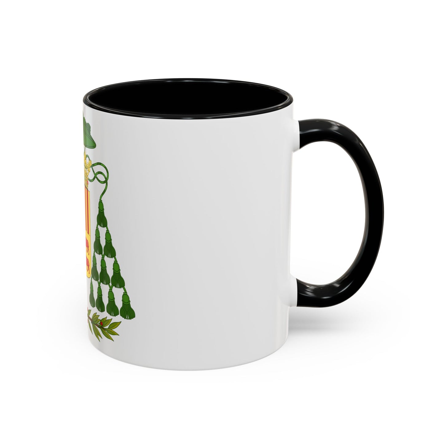 Historical Coat of Arms of Ecclesiastic Co-Prince of Andorra - Accent Coffee Mug