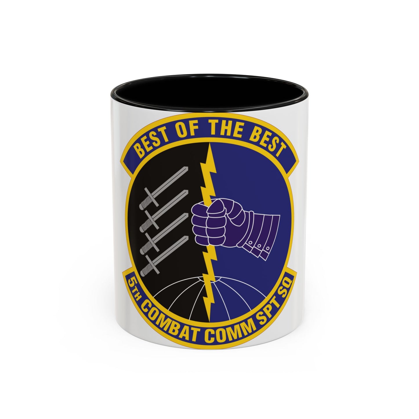 5 Combat Communications Support Squadron ACC (U.S. Air Force) Accent Coffee Mug