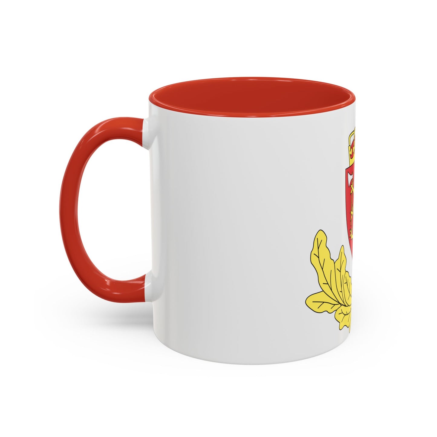 Coat of arms of the Norwegian Border Police - Accent Coffee Mug