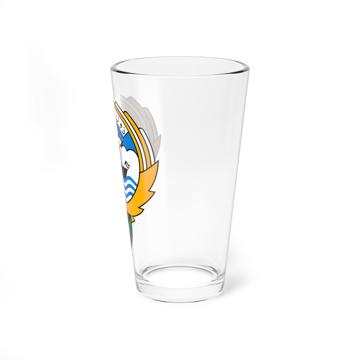 Emblem of Kuwait (Kuwait) (Coat of Arms) Pint Glass 16oz