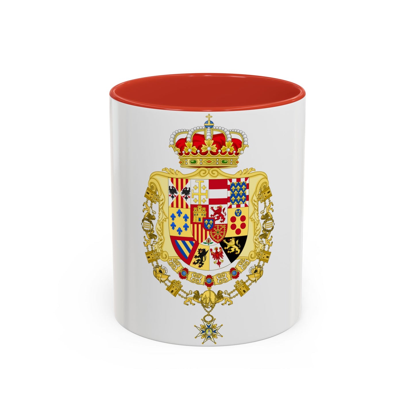 Greater Royal Coat of Arms of Spain (1931) - Accent Coffee Mug