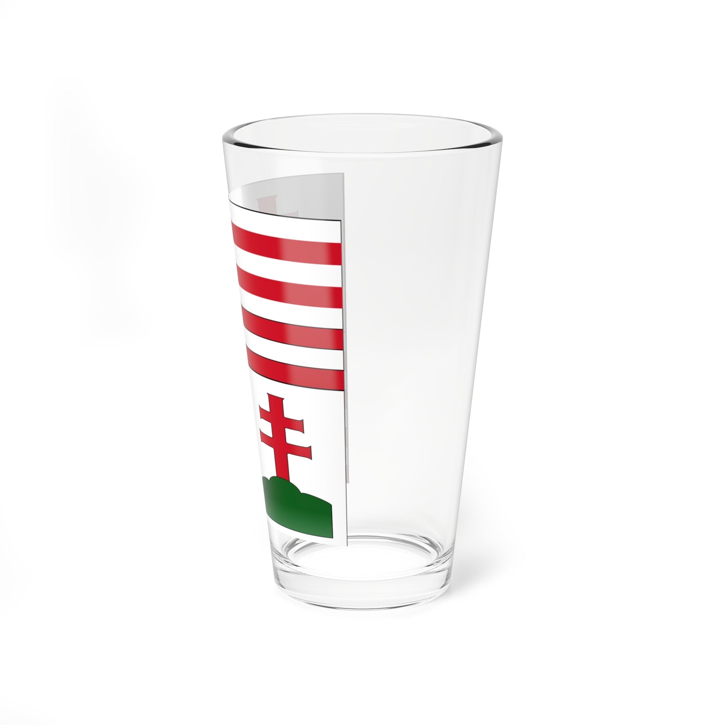 Flag of Hungary 15th century rectangular (Hungary) Pint Glass 16oz