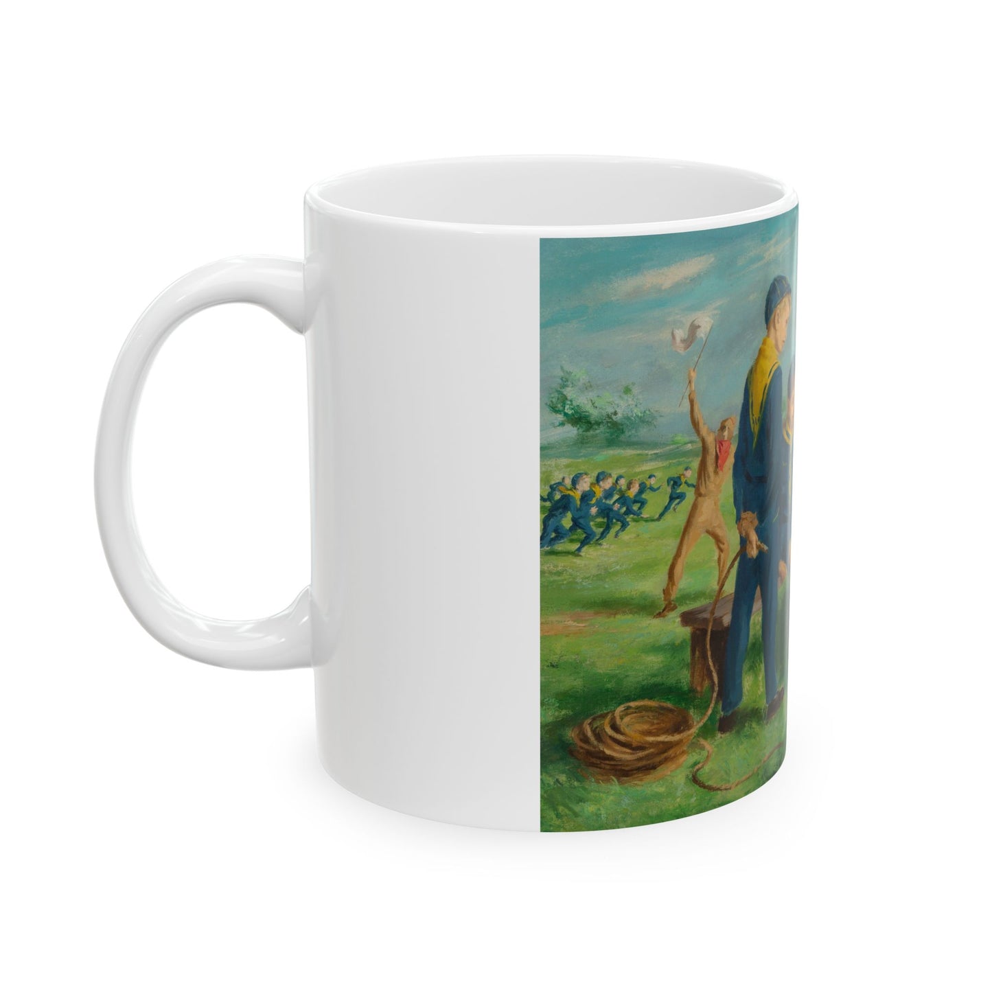 Boy Scouts - A Learning Opportunity - White Coffee Mug
