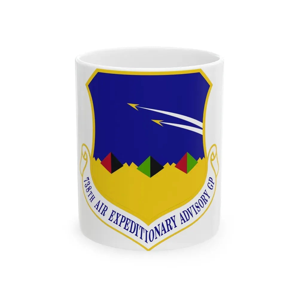 738th Air Expeditionary Advisory Group (U.S. Air Force) White Coffee Mug 11oz - Go Mug Yourself
