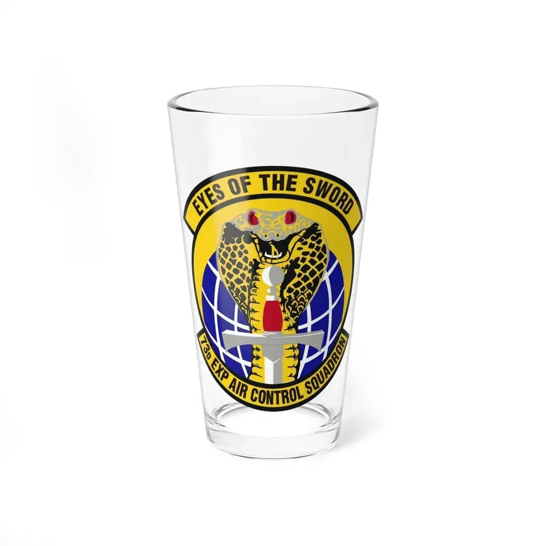 73d Expeditionary Air Control Squadron (U.S. Air Force) Pint Glass 16oz 16oz - Go Mug Yourself