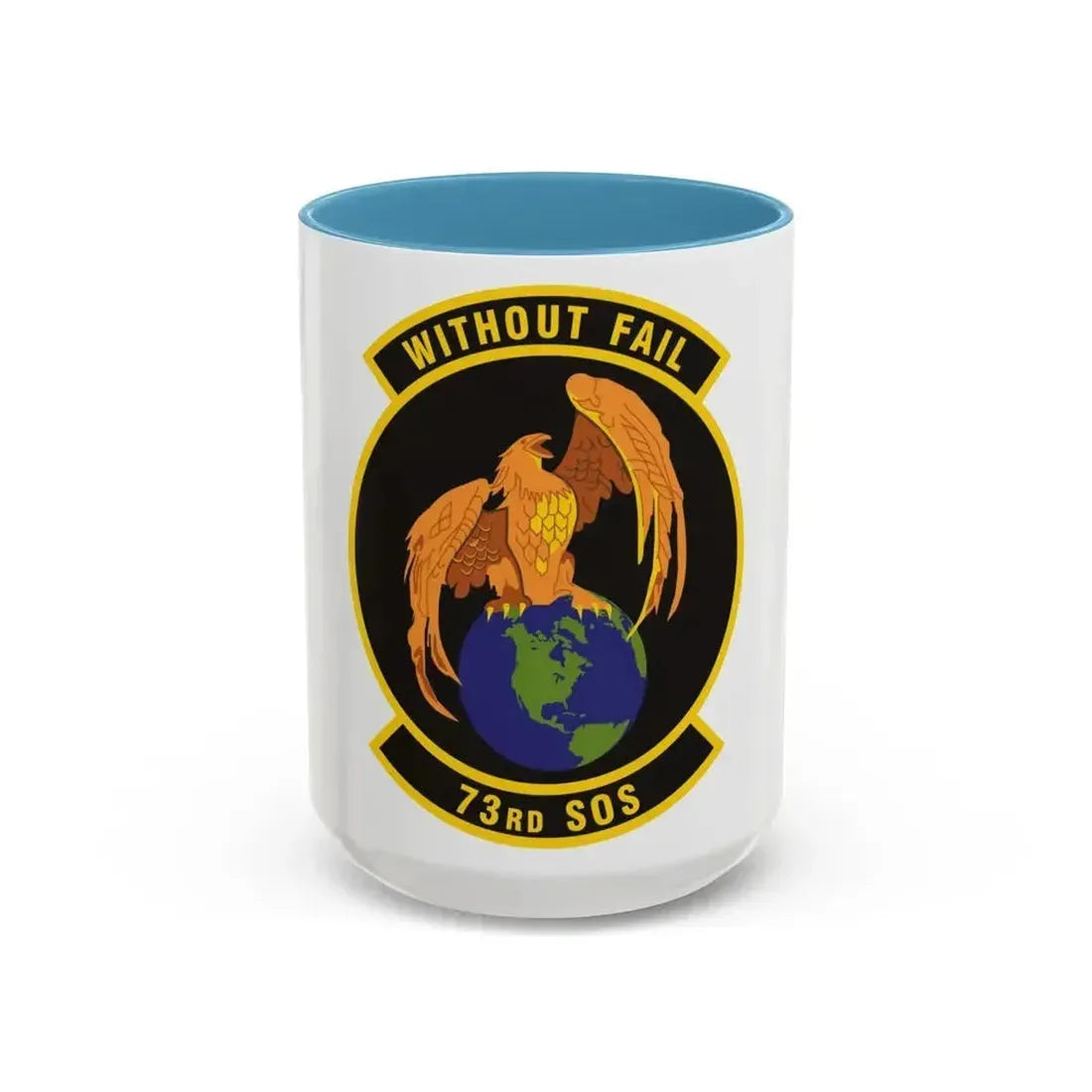 73rd Special Operations Squadron (U.S. Air Force) Accent Coffee Mug 15oz Light Blue - Go Mug Yourself