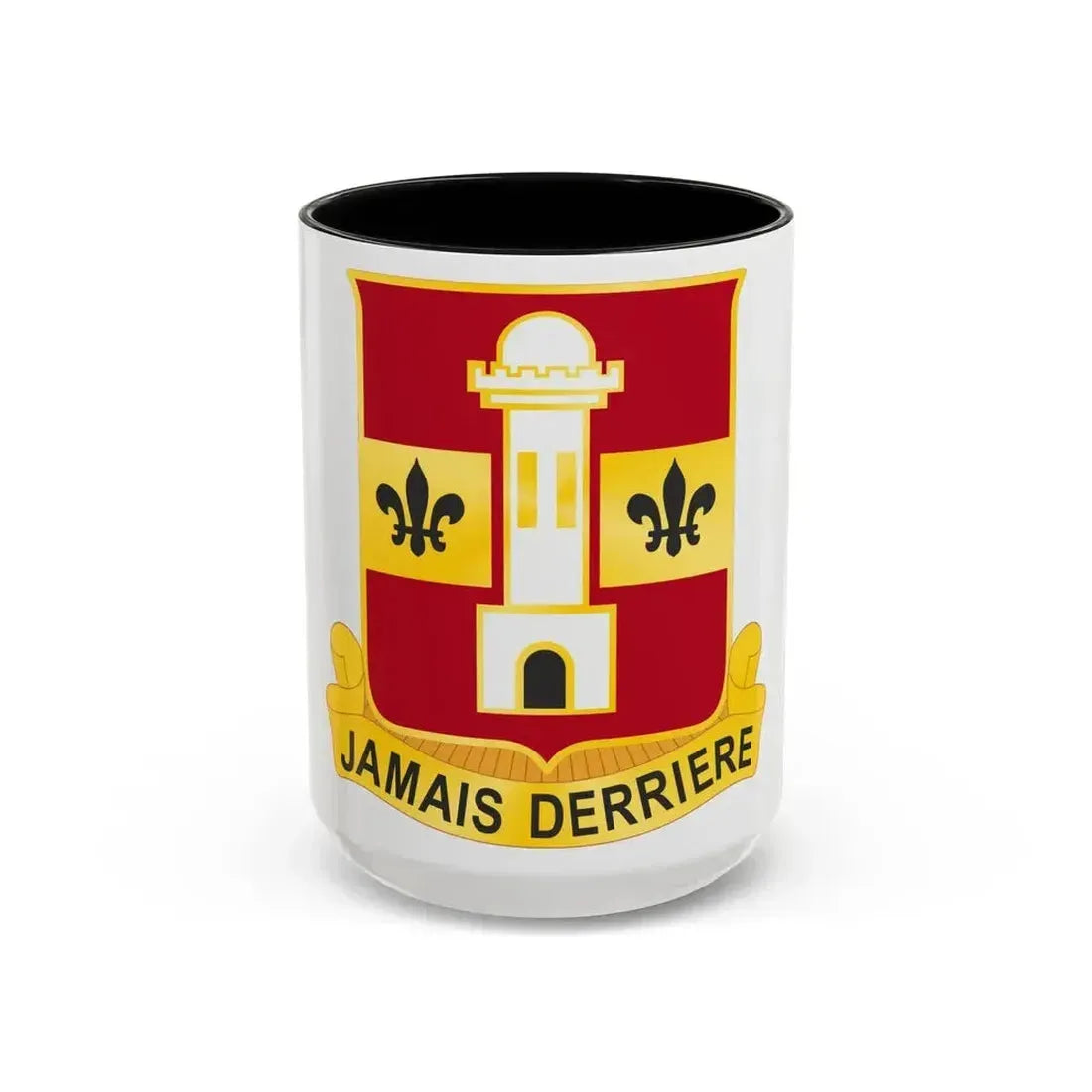 740th Antiaircraft Artillery Gun Battalion (U.S. Army) Accent Coffee Mug 15oz Black - Go Mug Yourself