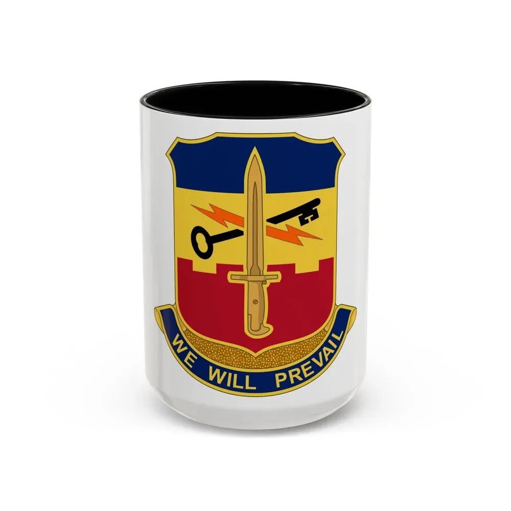 741 Engineer Battalion (U.S. Army) Accent Coffee Mug 15oz Black - Go Mug Yourself