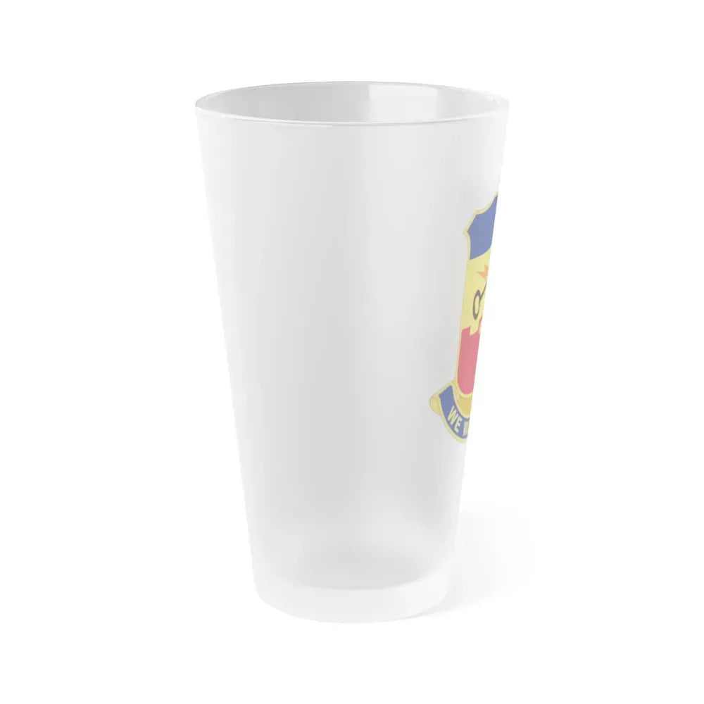 741 Engineer Battalion (U.S. Army) Frosted Pint Glass 16oz - Go Mug Yourself