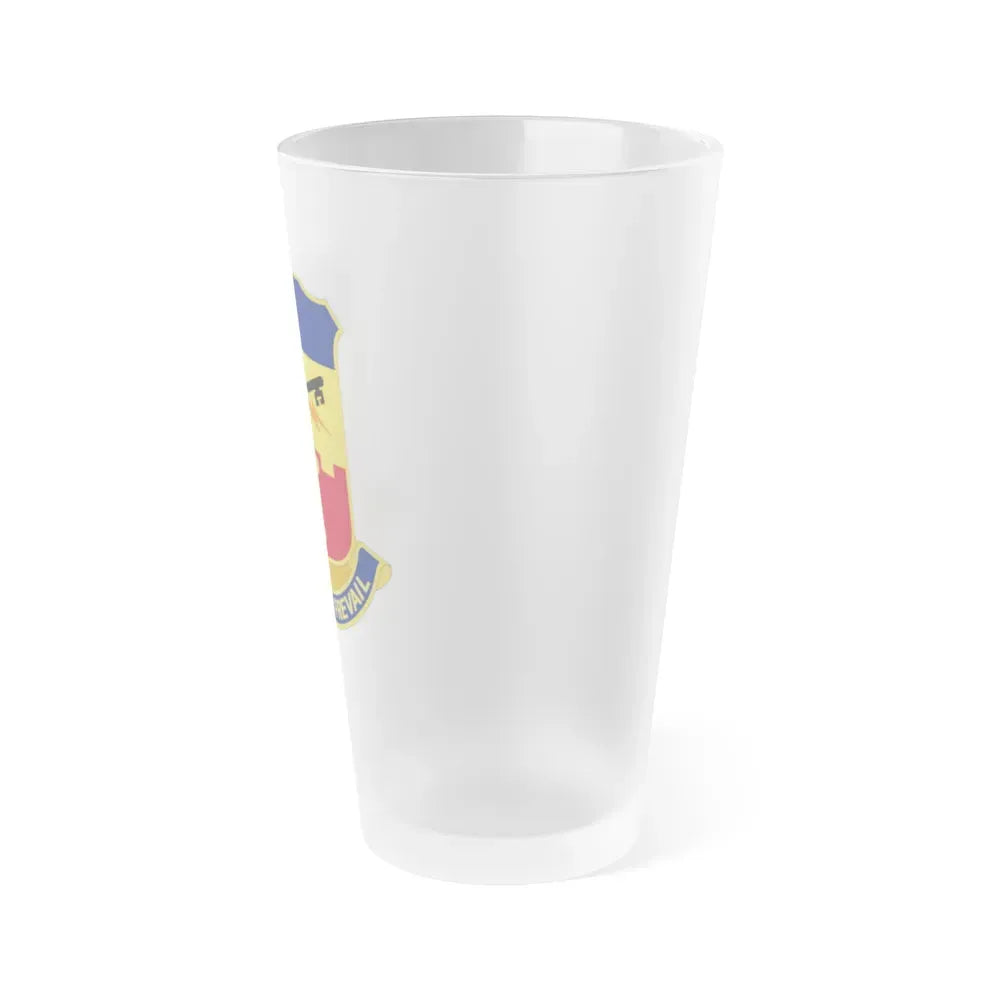 741 Engineer Battalion (U.S. Army) Frosted Pint Glass 16oz - Go Mug Yourself