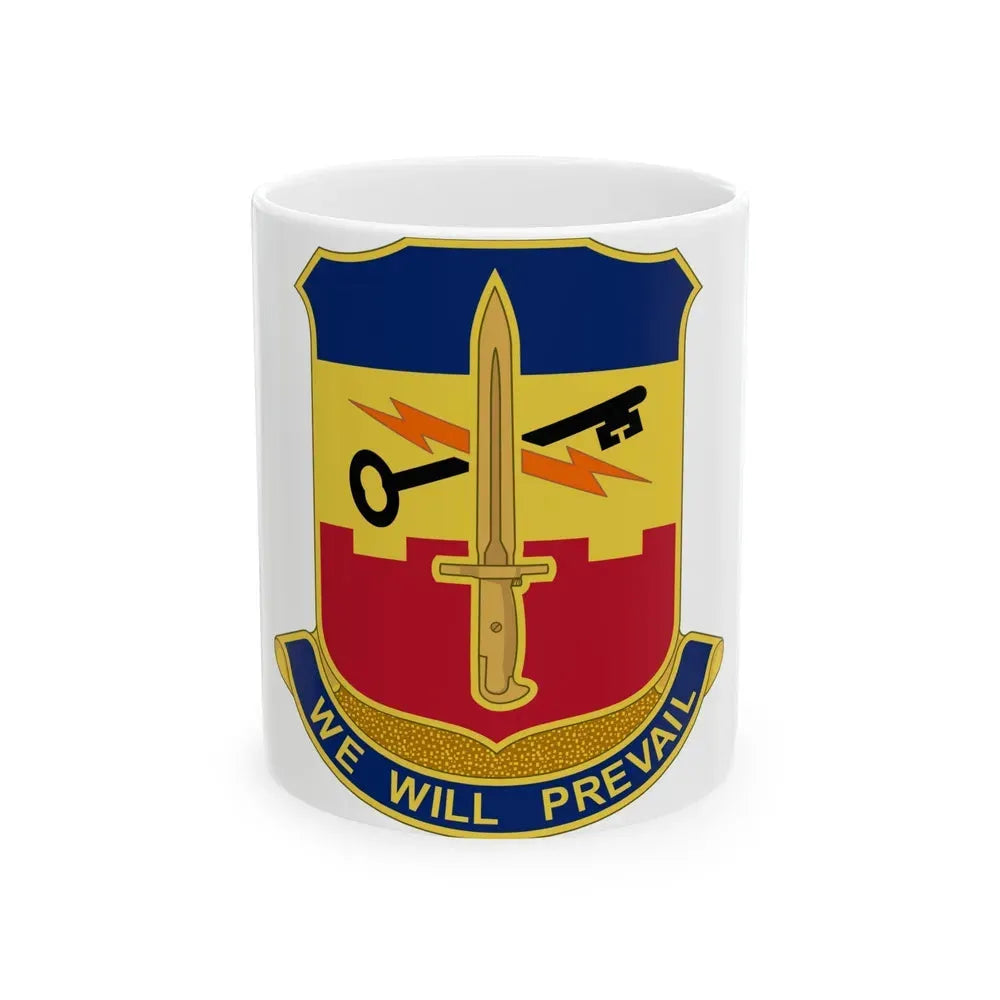 741 Engineer Battalion (U.S. Army) White Coffee Mug 11oz - Go Mug Yourself