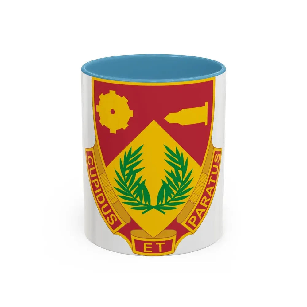 741 Ordnance Battalion (U.S. Army) Accent Coffee Mug 11oz Light Blue - Go Mug Yourself
