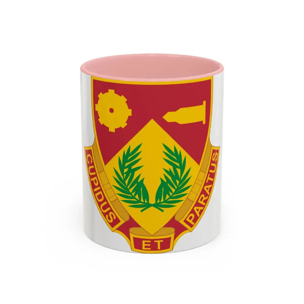 741 Ordnance Battalion (U.S. Army) Accent Coffee Mug 11oz Pink - Go Mug Yourself