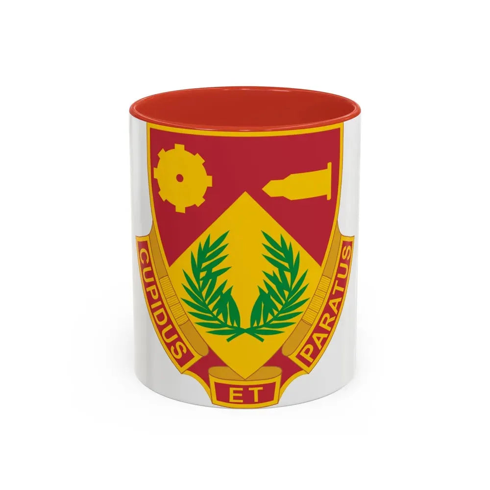 741 Ordnance Battalion (U.S. Army) Accent Coffee Mug 11oz Red - Go Mug Yourself