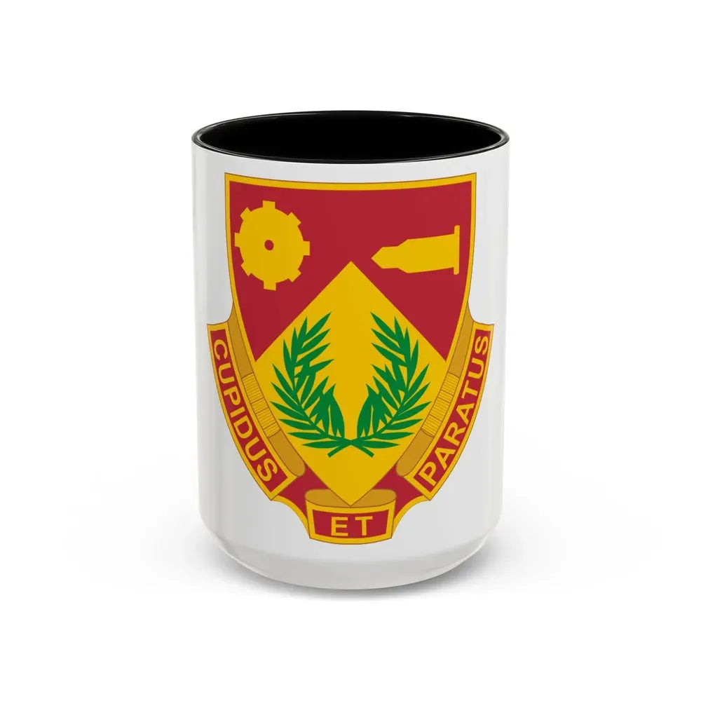 741 Ordnance Battalion (U.S. Army) Accent Coffee Mug 15oz Black - Go Mug Yourself