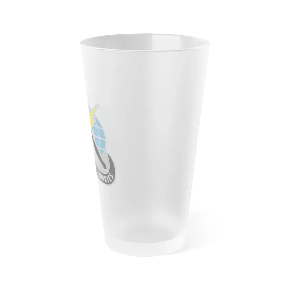 743 Military Intelligence Battalion (U.S. Army) Frosted Pint Glass 16oz - Go Mug Yourself