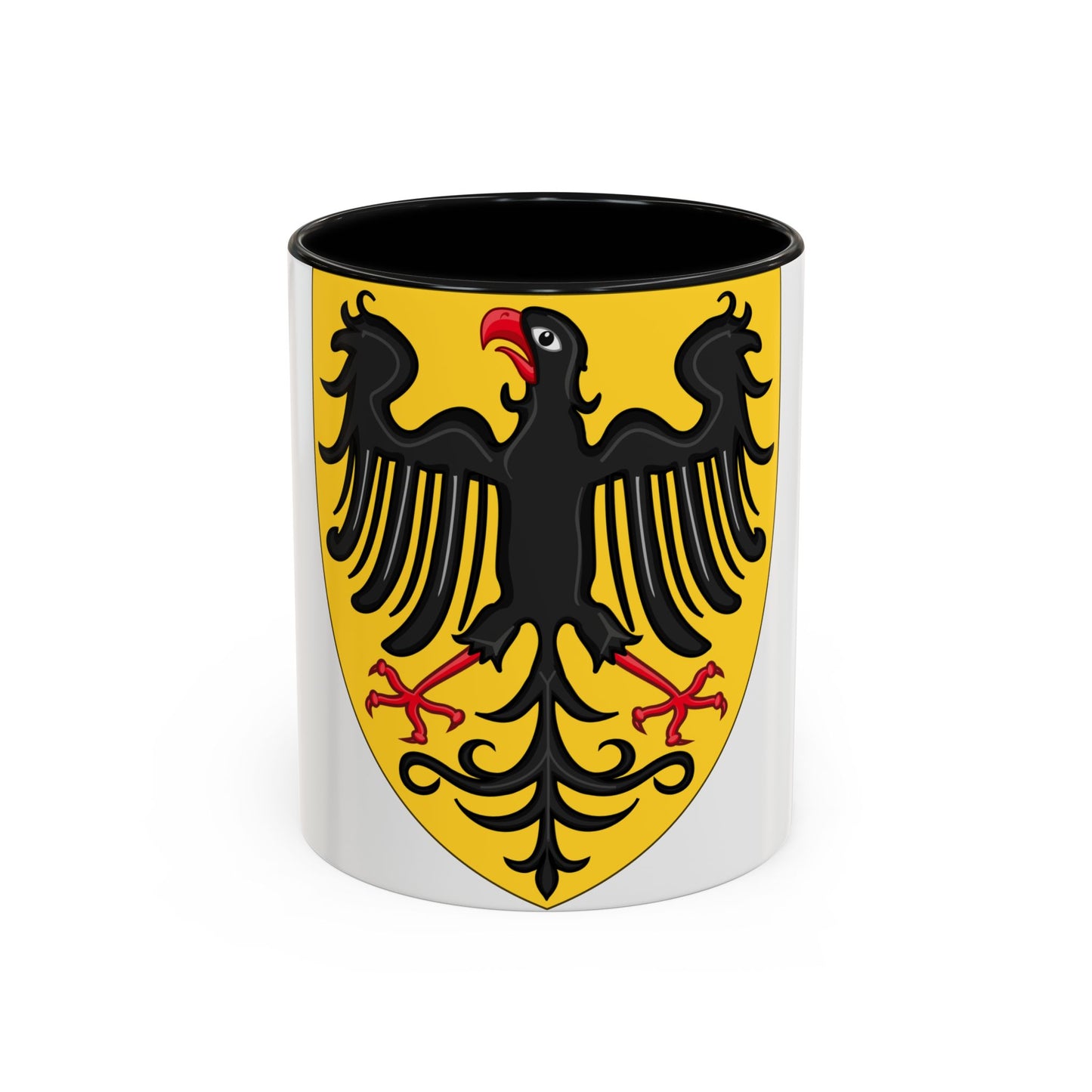 Shield and Coat of Arms of the Holy Roman Emperor (c.1300-c.1400) - Accent Coffee Mug