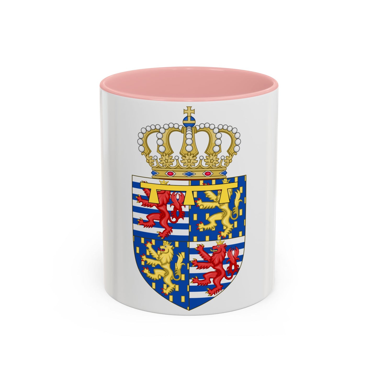 Lesser coat of arms of the Hereditary Grand Duke of Luxembourg (2000) - Accent Coffee Mug