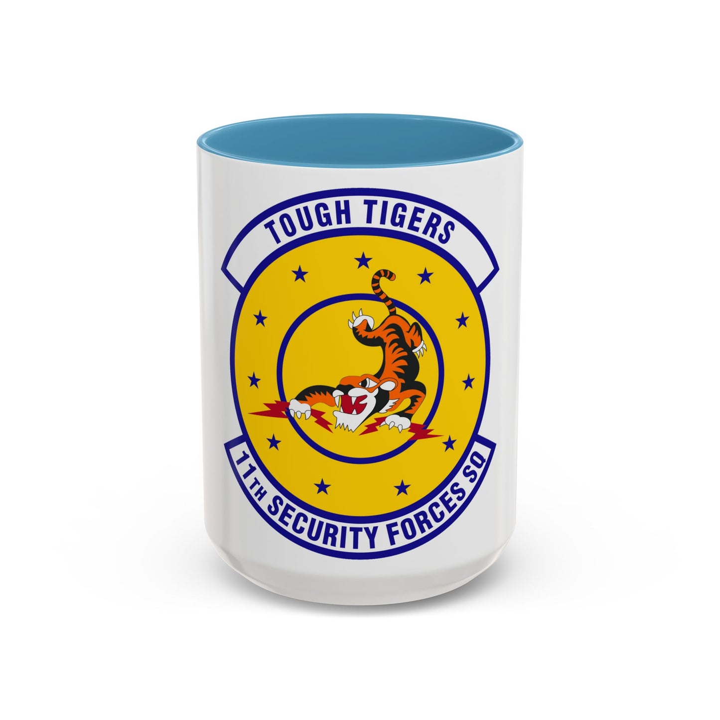11 Security Forces Squadron USAF (U.S. Air Force) Accent Coffee Mug