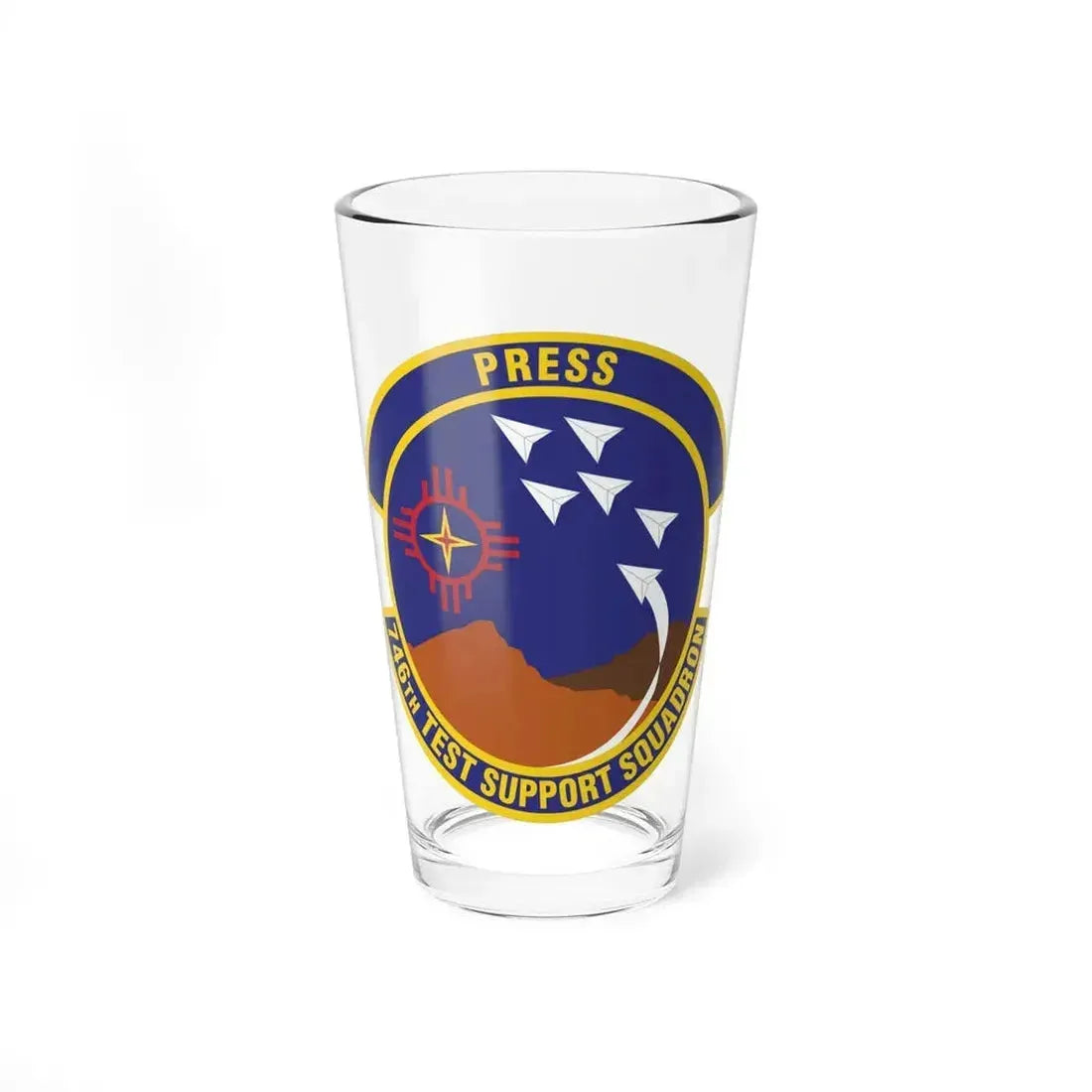 746th Test Support Squadron (U.S. Air Force) Pint Glass 16oz 16oz - Go Mug Yourself