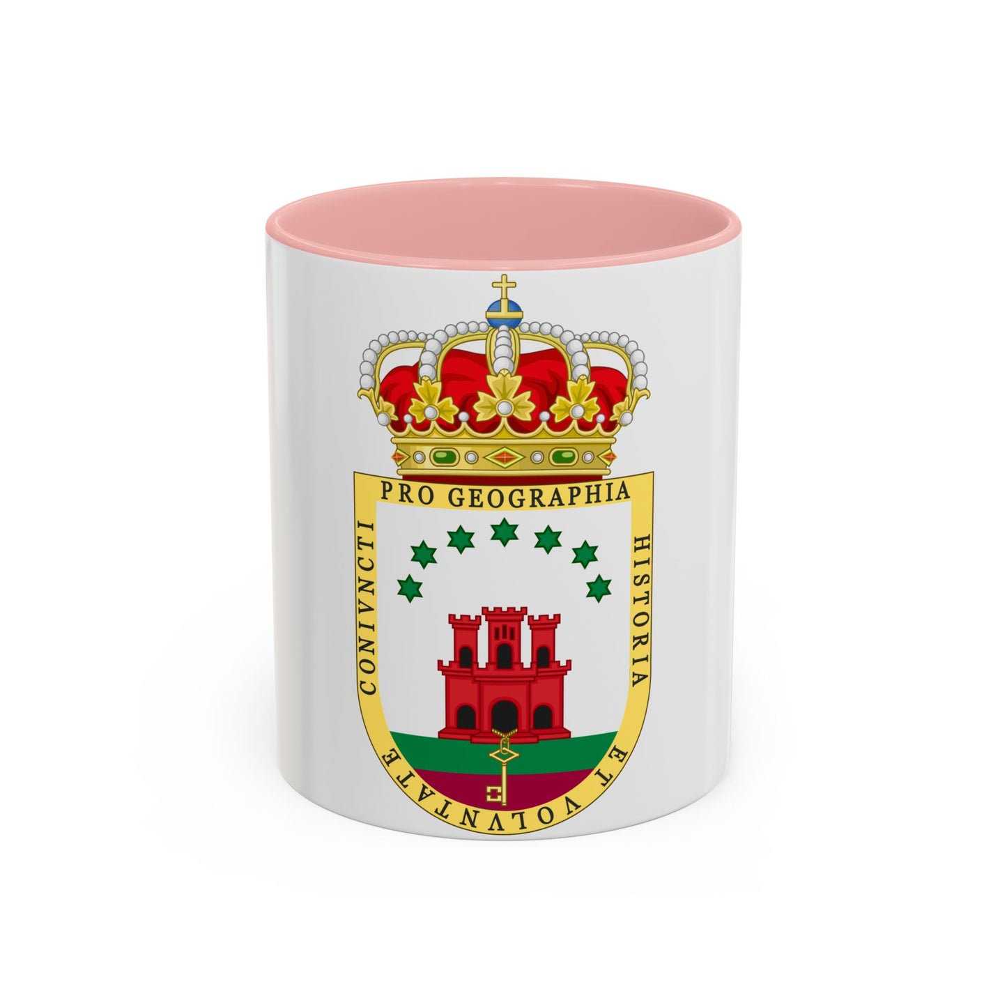 Coat of Arms of the Gibraltar Countryside Commonwealth - Accent Coffee Mug
