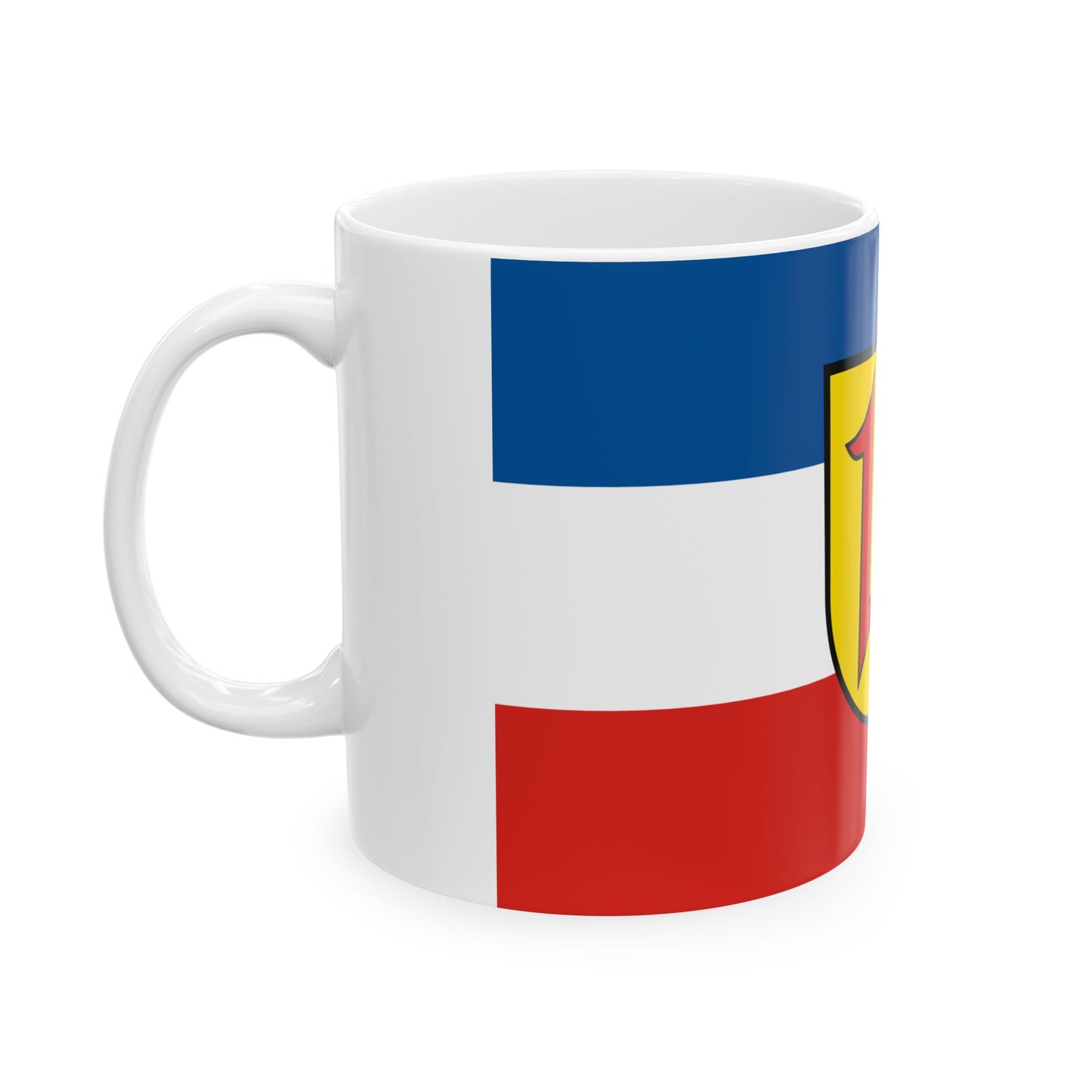 Querflagge Mannheim (Germany) White Coffee Mug
