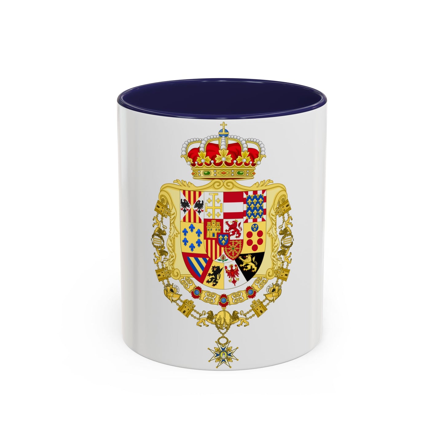 Greater Royal Coat of Arms of Spain (1931) - Accent Coffee Mug