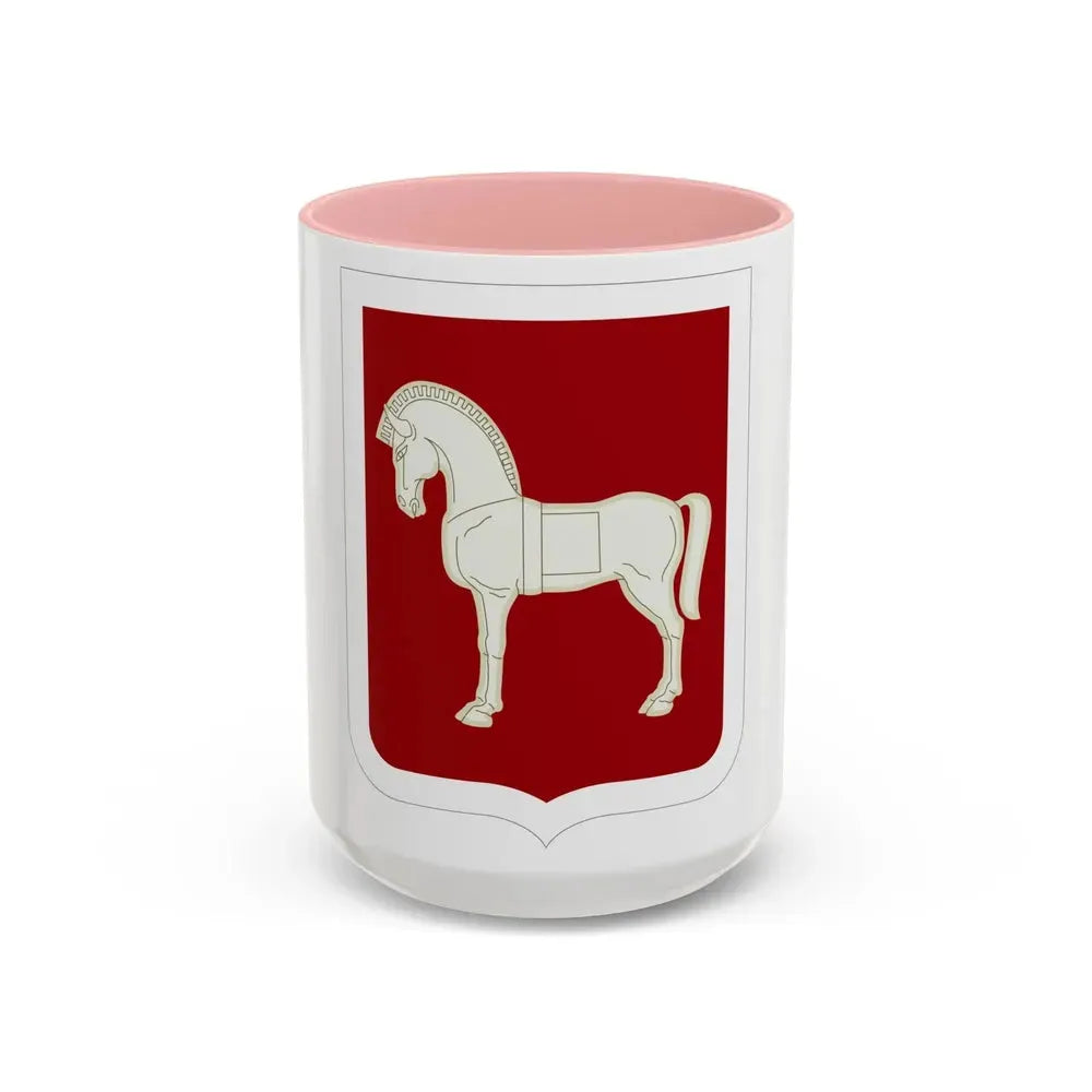 75 Engineer Battalion 2 (U.S. Army) Accent Coffee Mug 15oz Pink - Go Mug Yourself