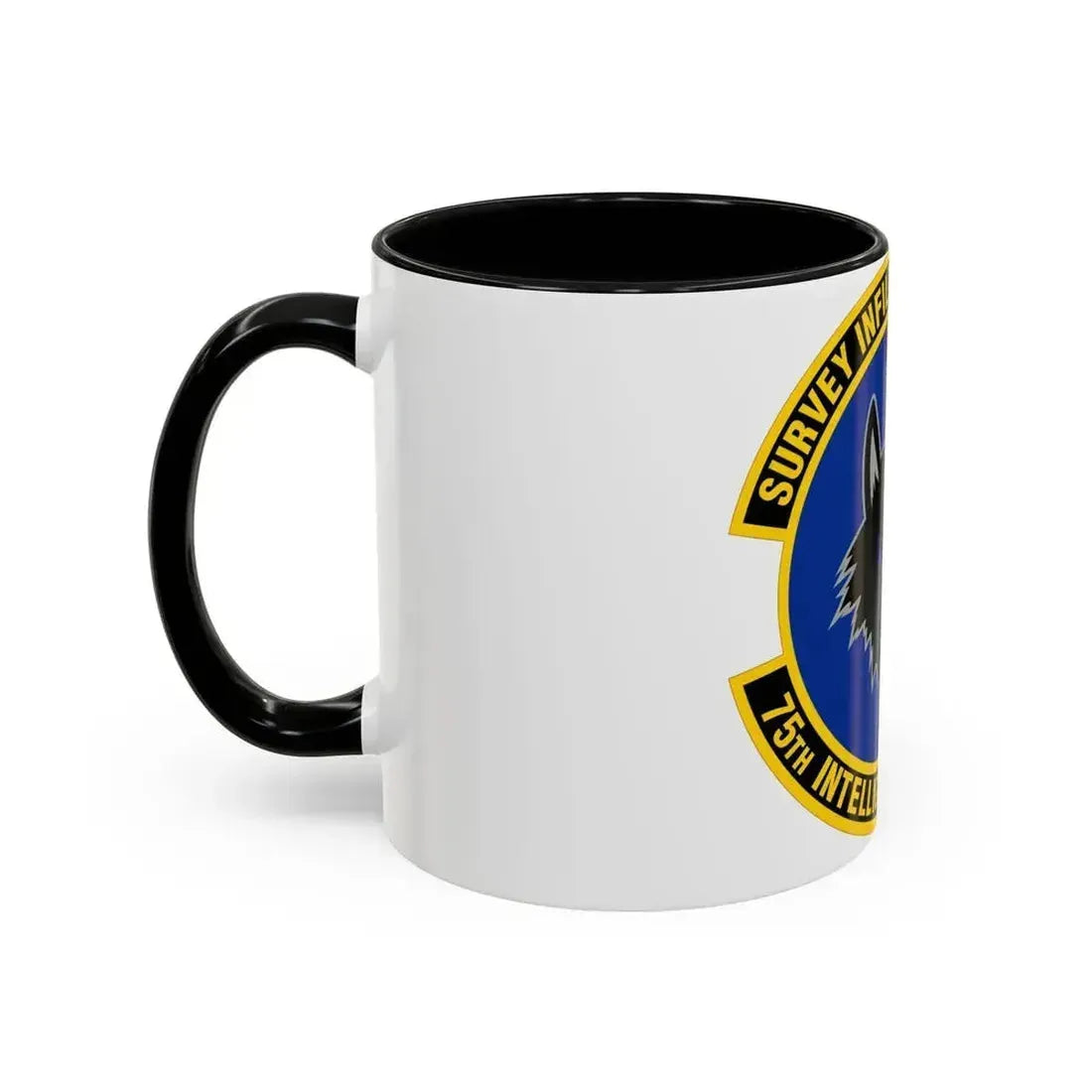 75 Intelligence Squadron ACC (U.S. Air Force) Accent Coffee Mug - Go Mug Yourself
