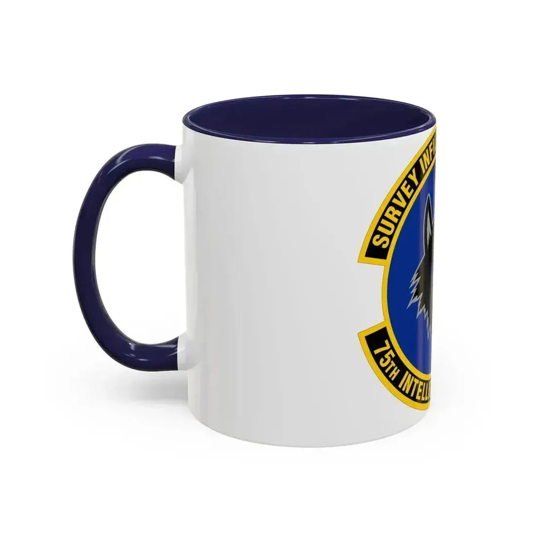 75 Intelligence Squadron ACC (U.S. Air Force) Accent Coffee Mug - Go Mug Yourself
