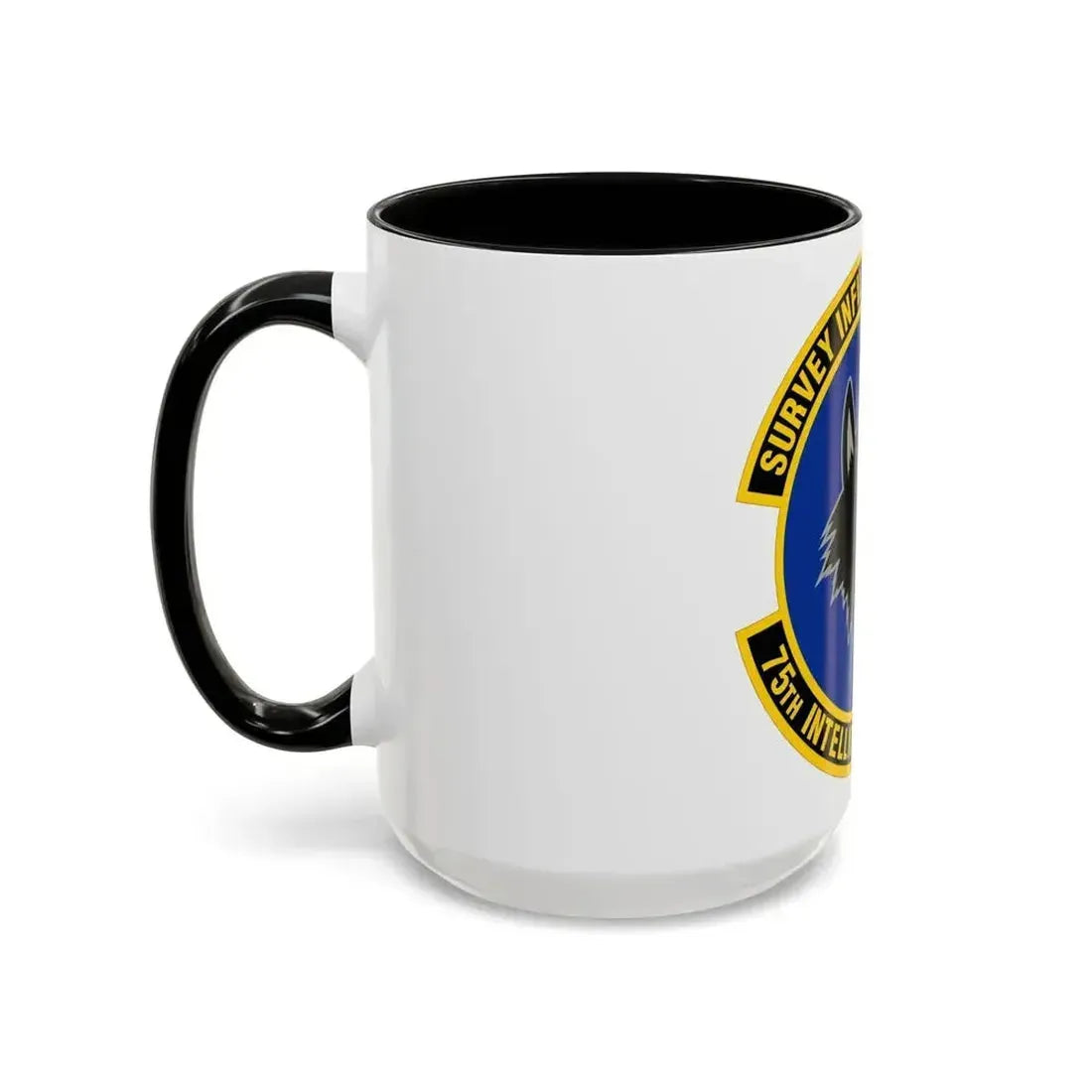 75 Intelligence Squadron ACC (U.S. Air Force) Accent Coffee Mug - Go Mug Yourself
