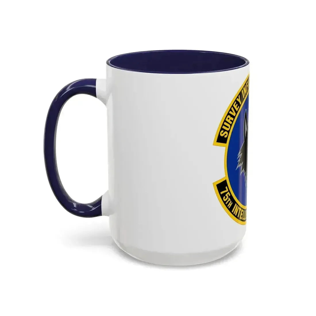 75 Intelligence Squadron ACC (U.S. Air Force) Accent Coffee Mug - Go Mug Yourself