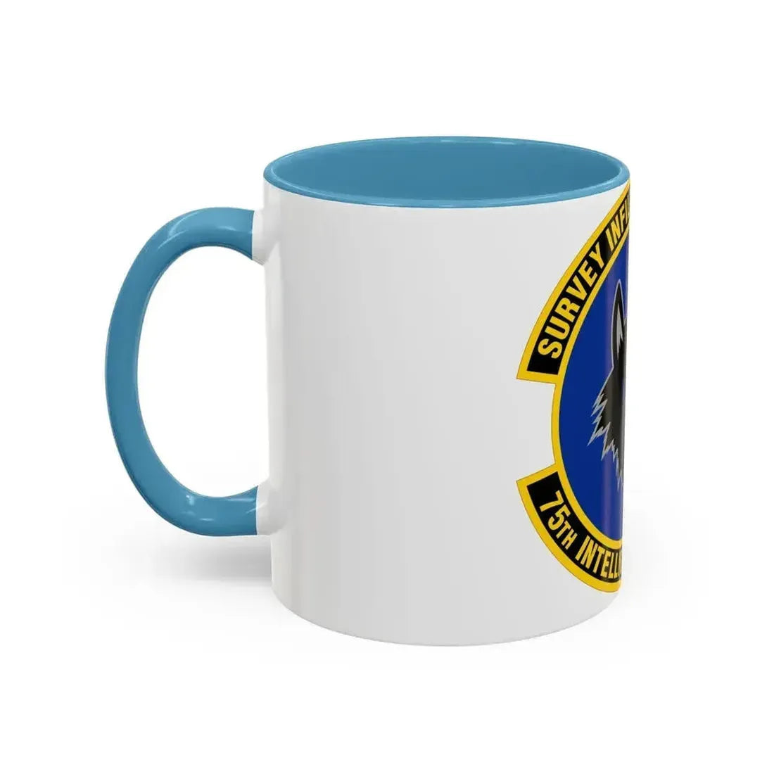 75 Intelligence Squadron ACC (U.S. Air Force) Accent Coffee Mug - Go Mug Yourself
