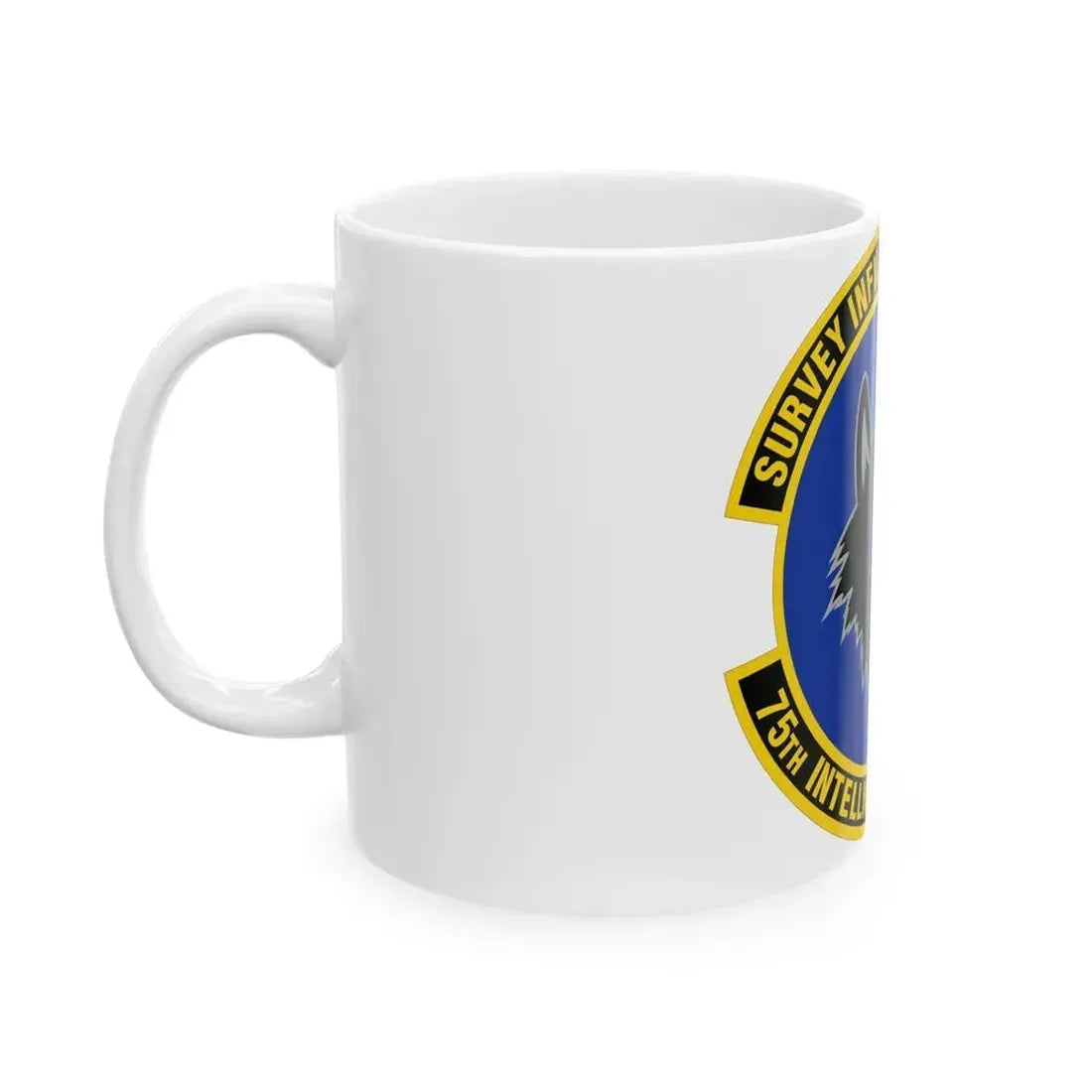 75 Intelligence Squadron ACC (U.S. Air Force) White Coffee Mug - Go Mug Yourself