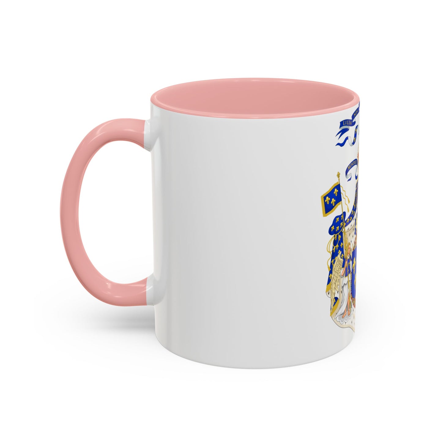 Grand Royal Coat of Arms of France & Navarre - Accent Coffee Mug
