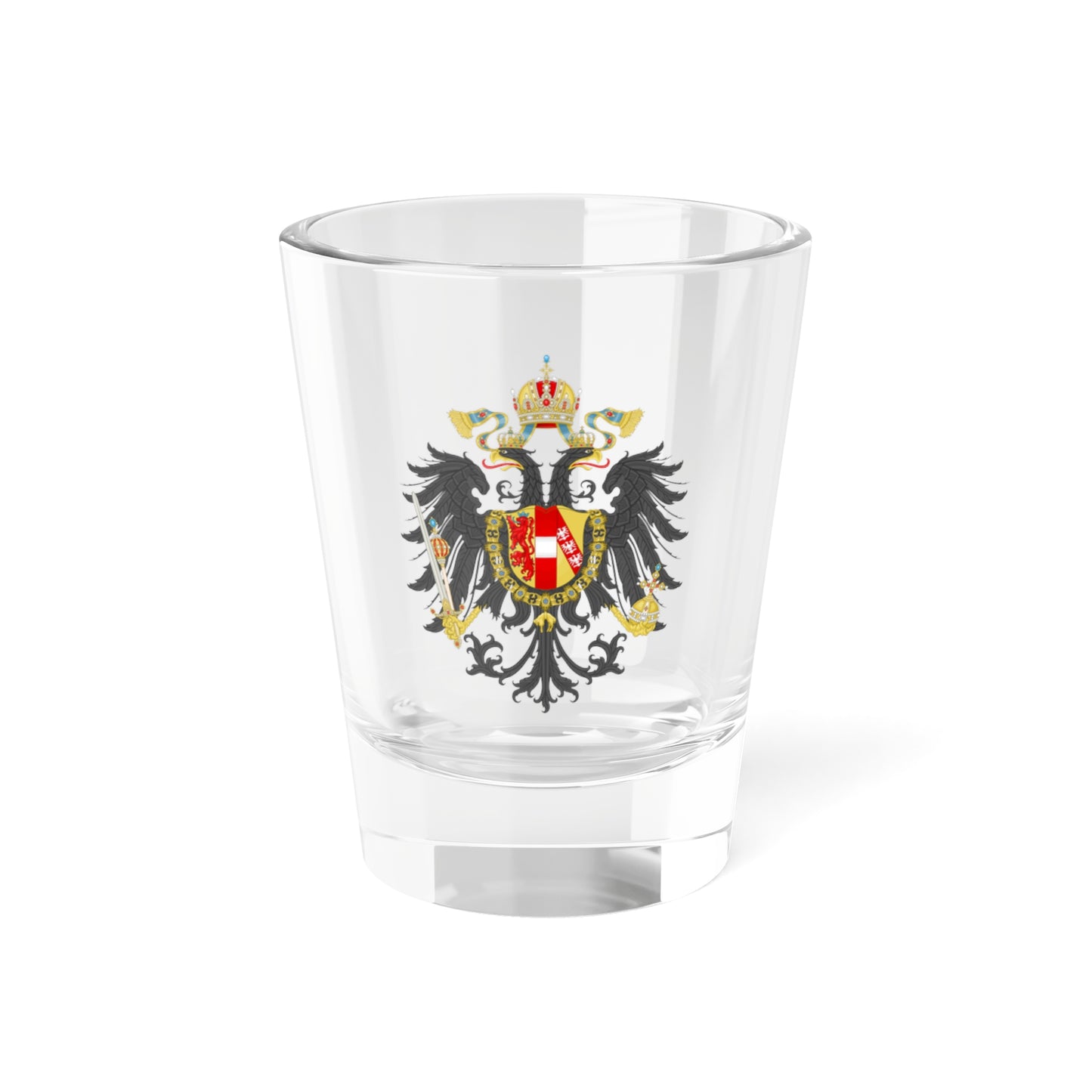 Imperial Coat of Arms of the Empire of Austria (1815) - Shot Glass 1.5oz