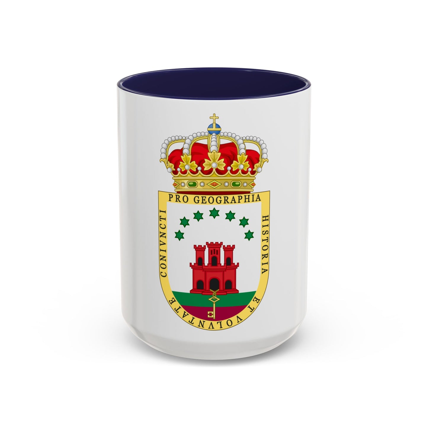 Coat of Arms of the Gibraltar Countryside Commonwealth - Accent Coffee Mug