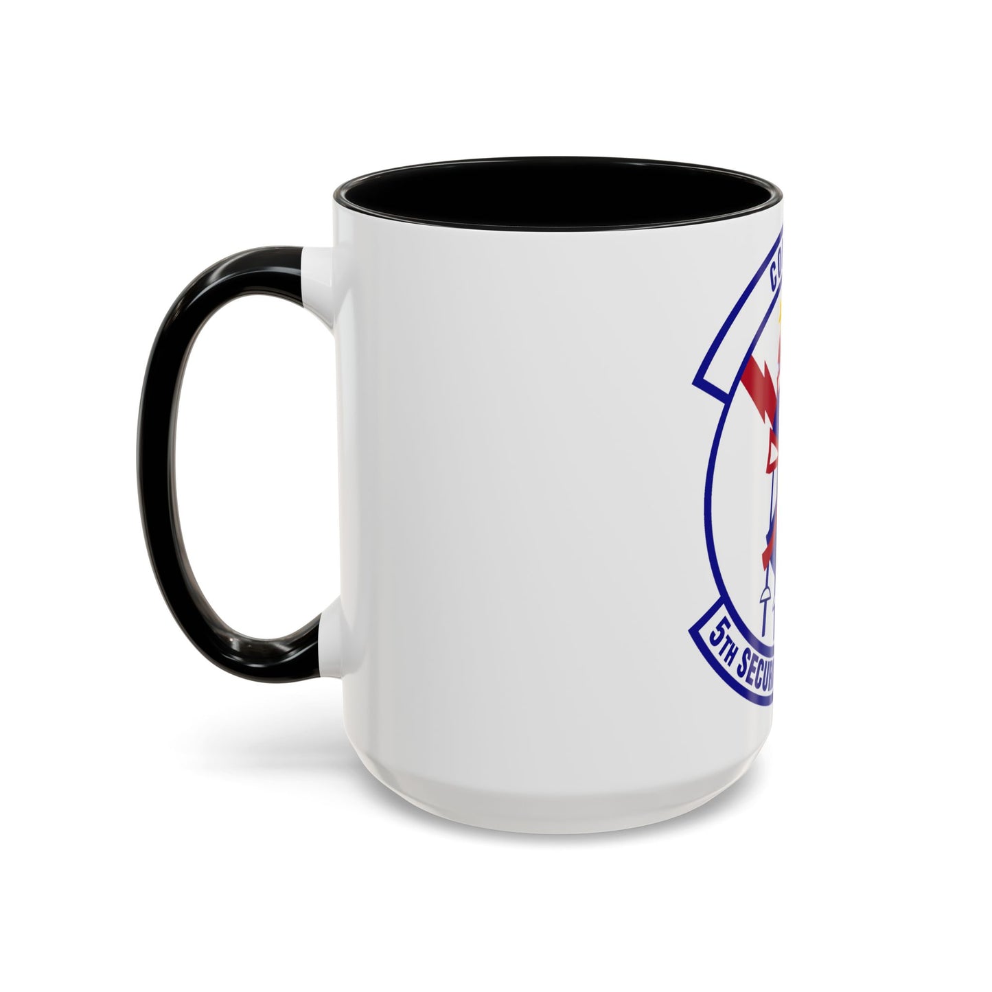 5th Security Forces Squadron (U.S. Air Force) Accent Coffee Mug