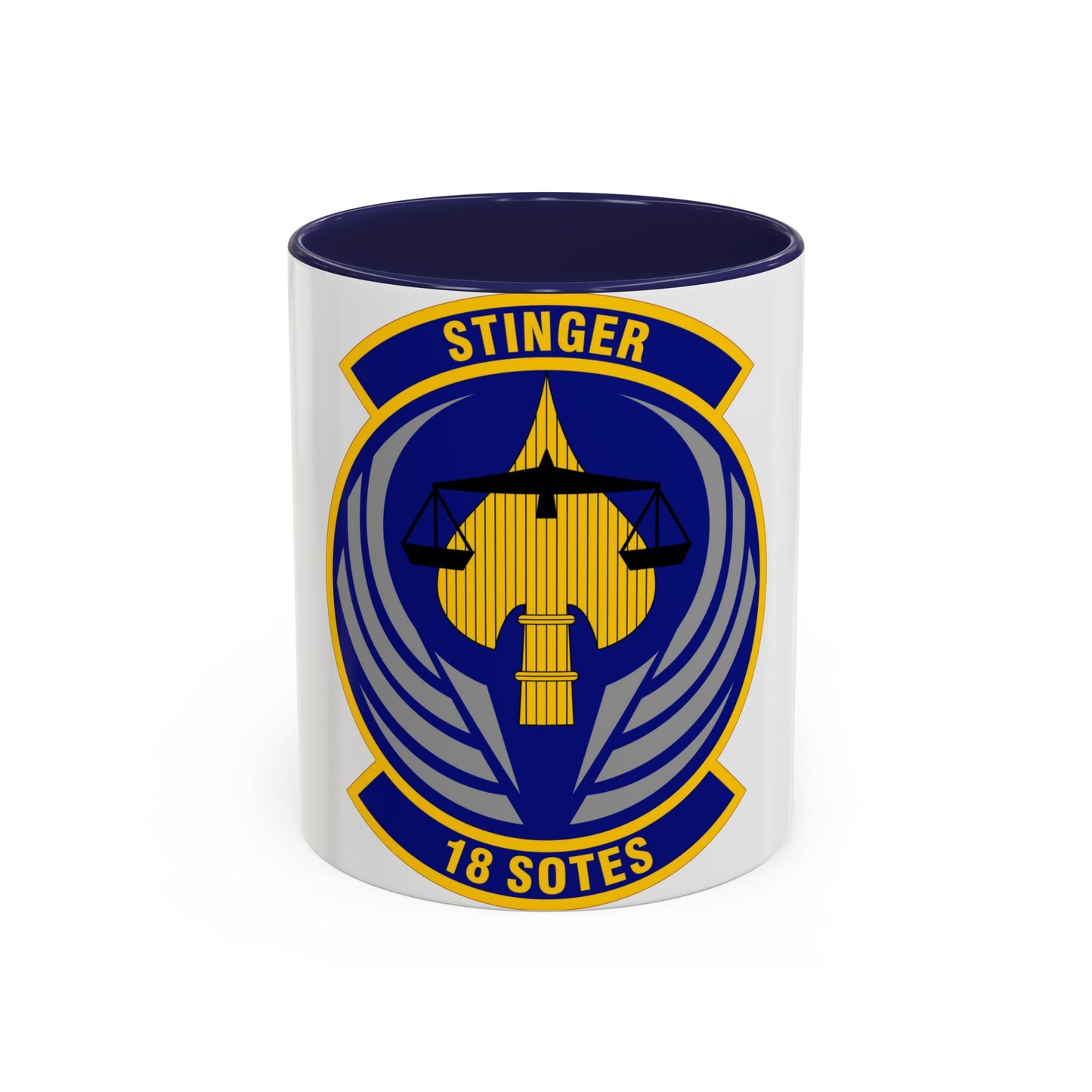 18 Special Operations Test and Evaluation Squadron AFSOC (U.S. Air Force) Accent Coffee Mug