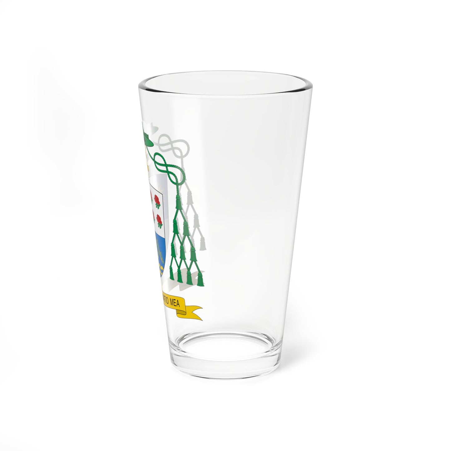 Escudo de Escudo de Paul Tschang In-nam (Spain) (Coat of Arms) Pint Glass 16oz