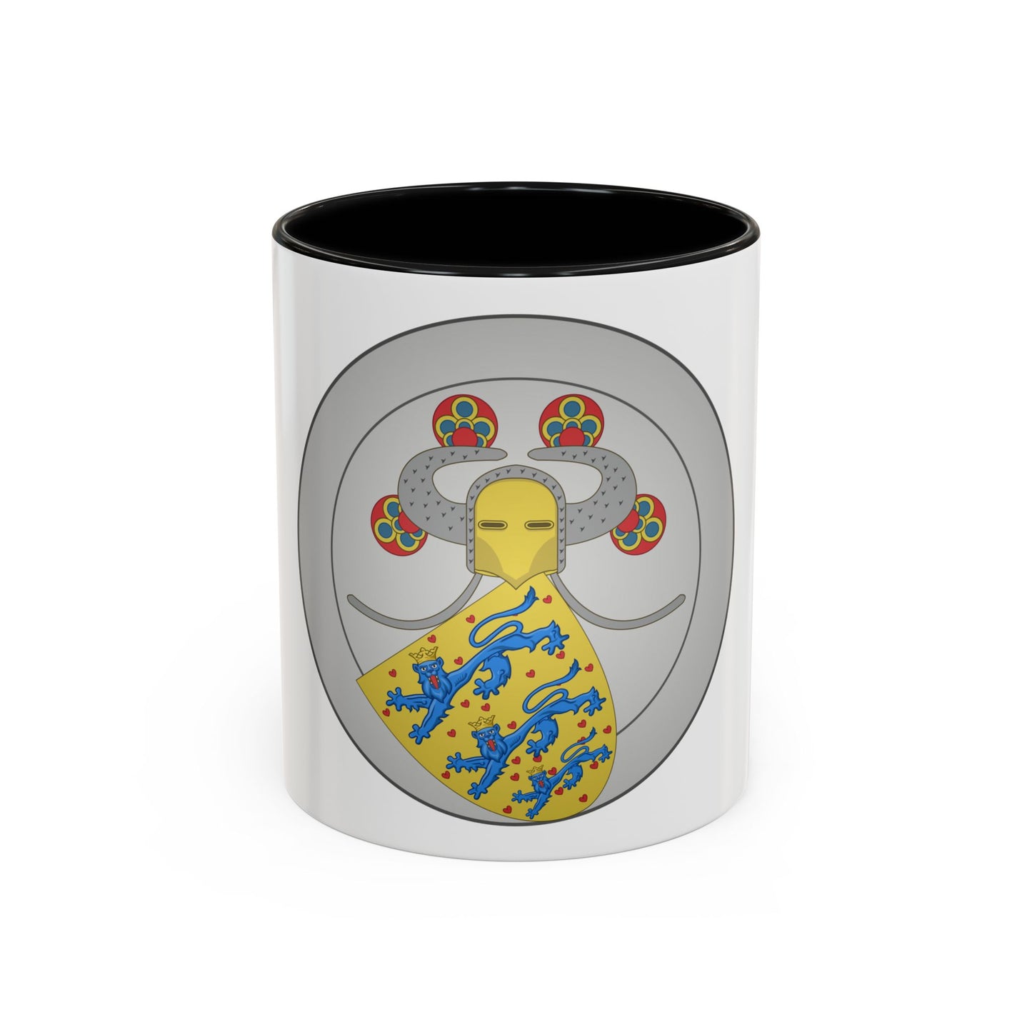 Coat of arms of Valdemar IV of Denmark - Accent Coffee Mug