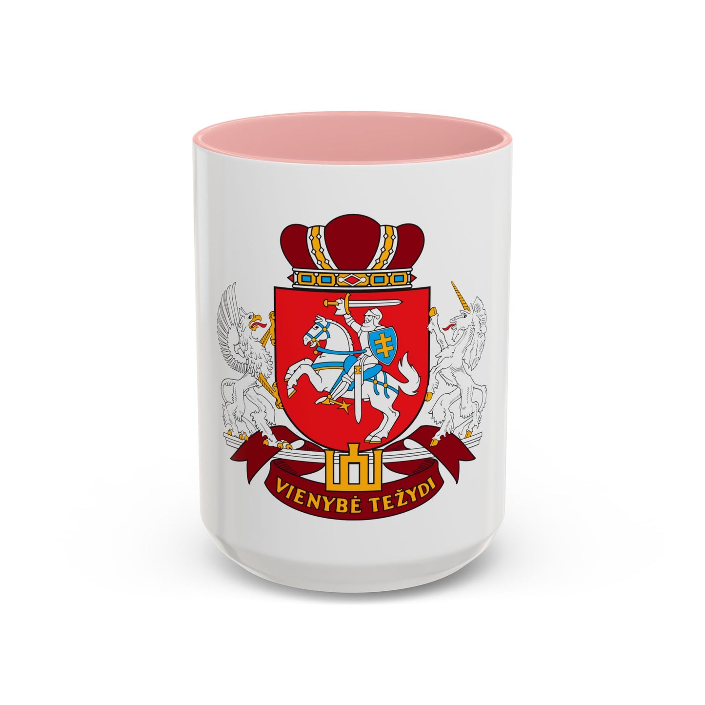 Coat of arms of the Seimas of Lithuania - Accent Coffee Mug